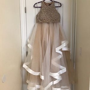 by Terani couture two piece dress evening prom